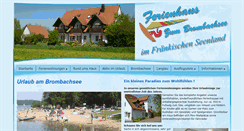 Desktop Screenshot of ferienhaus-barthel.de